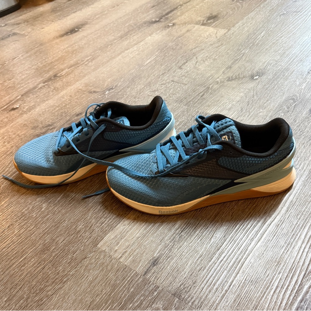 Reebok Nano X3 Teal and Black Athletic Shoes